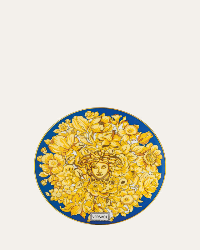 Medusa Rhapsody Blue Bread & Butter Plate